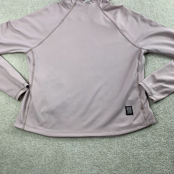 Topo Designs River Hoodie Womens Medium Outdoor Kayaking Sun Pullover UPF - Picture 3 of 16